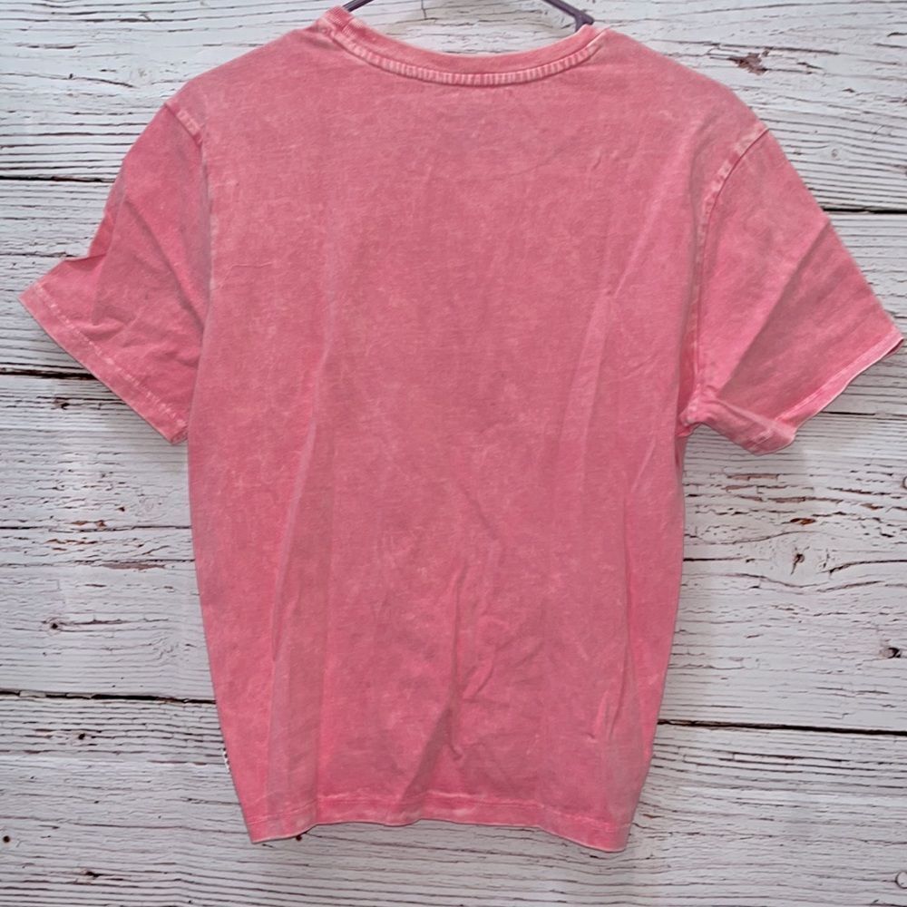 Vans Junior Varsity Wash Girls T-Shirt In Pink Lemonade - Picture 3 of 4